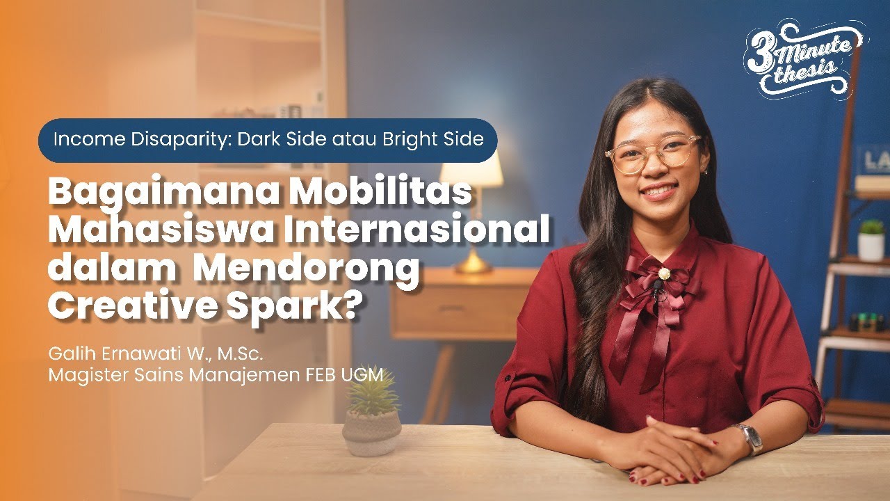 3 Minutes Thesis - Income Disaparity: Dark Side atau Bright Side