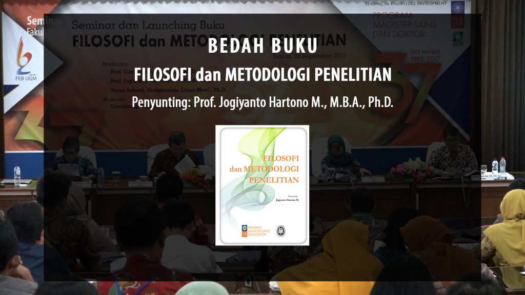 Bedah Buku: Filosofi dan Metodologi Penelitian