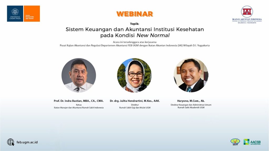 Sistem Keuangan dan Akuntansi Institusi Kesehatan pada Kondisi New Normal