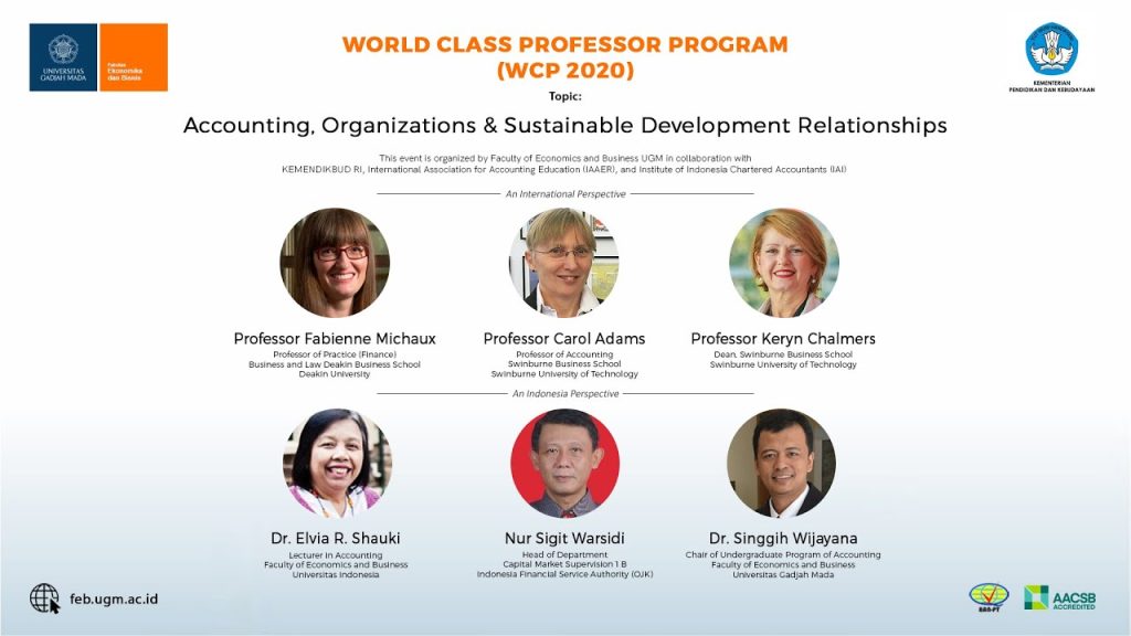 Accounting, Organizations and Sustainable Development Relationships