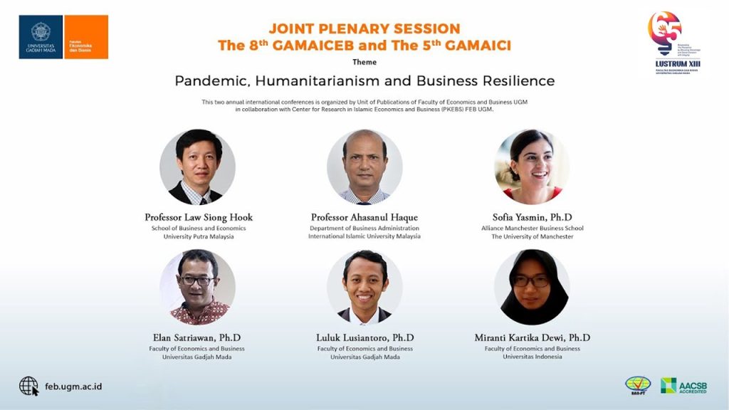 GAMAICEB and GAMAICI 2020 - Joint Plenary Session