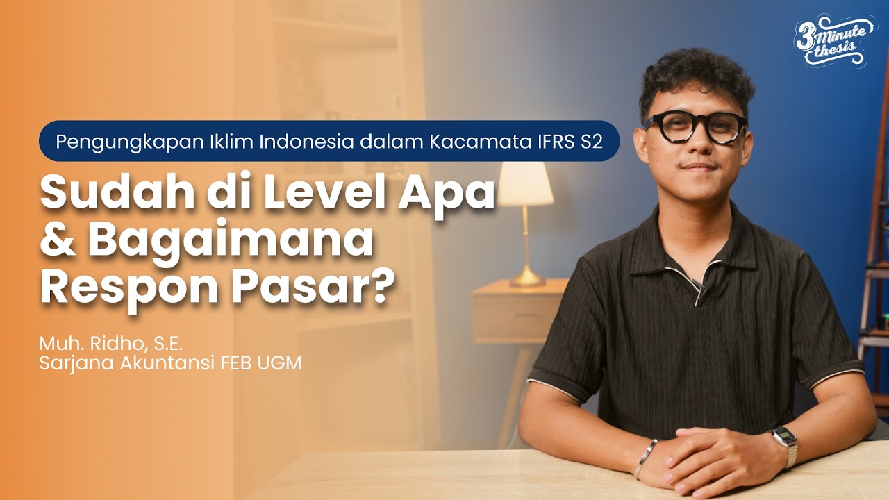 3 Minute Thesis: IFRS