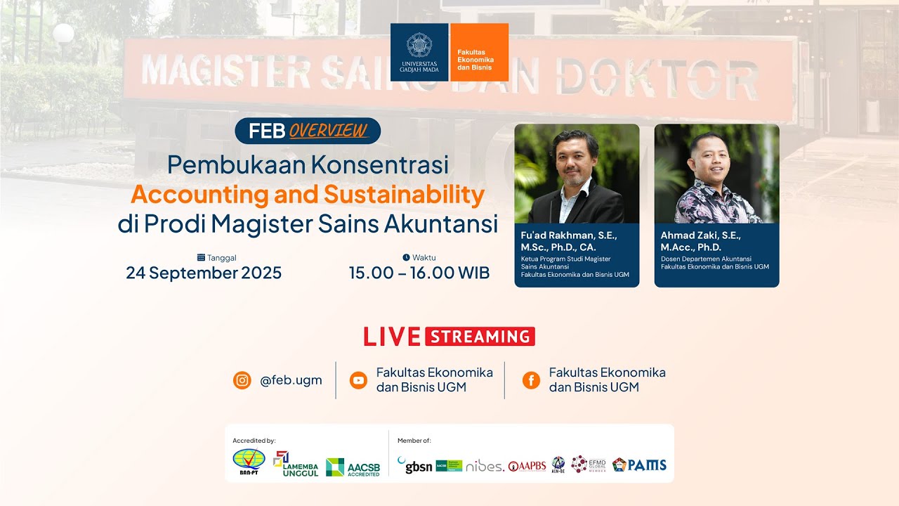 FEB Overview: Accounting & Sustainability MSi Akuntansi