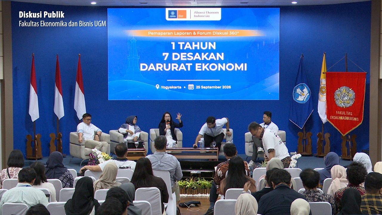 Diskusi Publik 1 Tahun 7 Desakan Darurat Ekonomi
